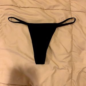 Never Worn Cheeky Black Bikini Bottom